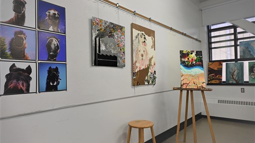 Cégep Beauce-Appalaches: les étudiants en arts visuels exposent leurs oeuvres de fin d'année