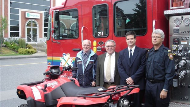 Les pompiers de Sainte-Marie ont maintenant un VTT d’urgence