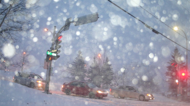 Un avertissement de neige abondante pour la Beauce est maintenu