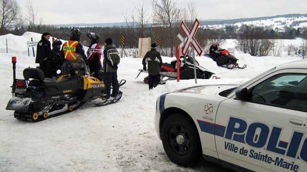 Sainte-Marie mène une vaste opération dans les sentiers