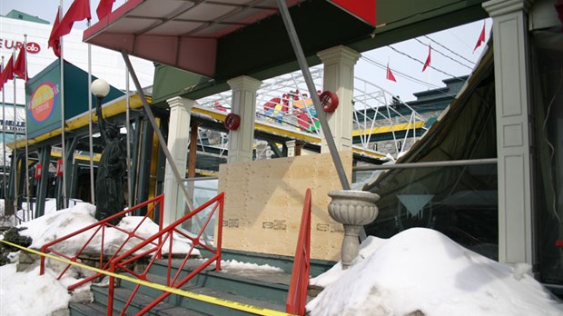 L'effondrement d'une terrasse fait un blessé à Saint-Georges