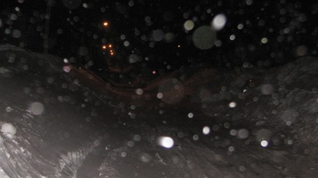 Plusieurs personnes ne pourront entrer chez-eux ce soir à cause de la tempête.