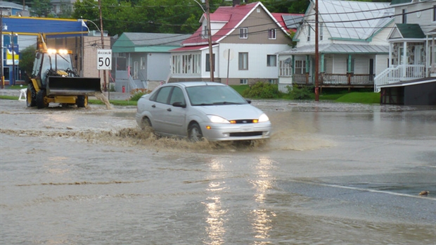 Inondations à Beauceville