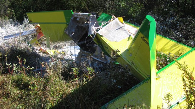 Un pilote d’avion s'écrase à Notre-Dame des Pins