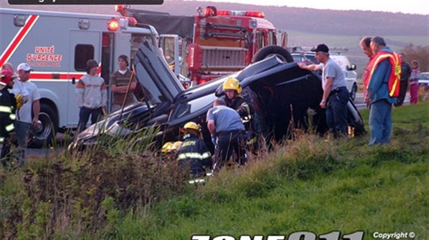 Deux accidents avec blessés en Robert-Cliche