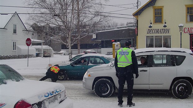 Une opération pneus d’hiver à Saint-Georges