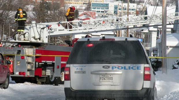 Une résidence prend feu à Saint-Georges