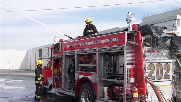 Une importante simulation d’incendie à Beauceville