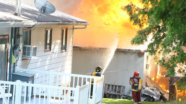 Des travaux dans un véhicule récréatif serait à l'origine de l'incendie de lundi à Saint-Georges