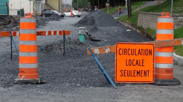 Travaux routiers à Saint-Georges et Saint-Théophile