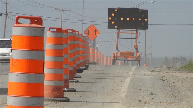 Des travaux routiers à Beauceville