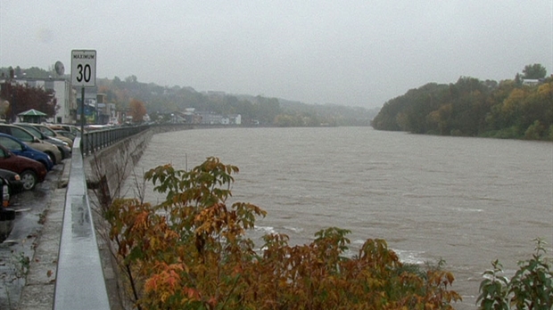 Le niveau de la rivière Chaudière est en hausse à Saint-Georges