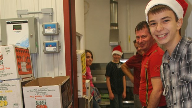 Moisson Beauce a l'aide de généreux lutins