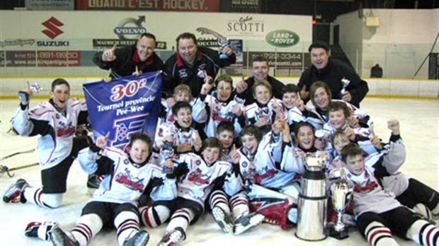Quatre formations de la Beauce au Tournoi international de hockey pee-wee de Québec