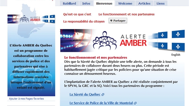 Des milliers de personnes se joignent à l’Alerte AMBER du Québec