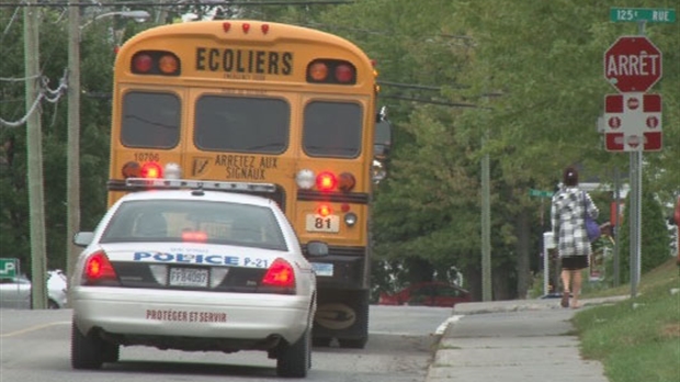 Les policiers seront davantage présents lors de la semaine de la prévention du transport scolaire