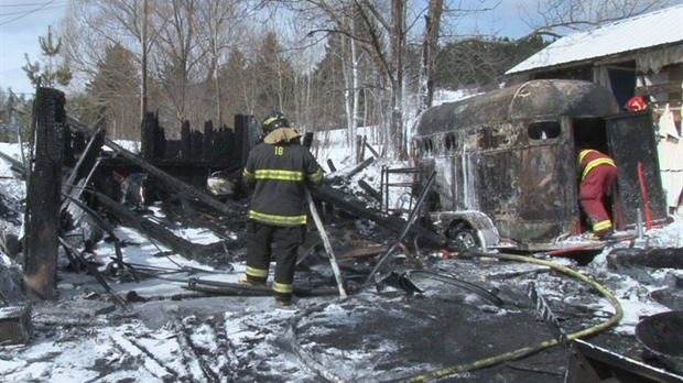 Incendie à Notre-Dame-des-Pins