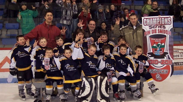 Trois en trois pour l’équipe novice B2 de Beauce-Centre