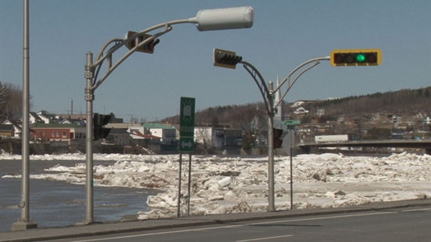 La rivière Chaudière se libère de ses glaces