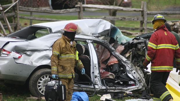 Deux accidents mortels en région lors du week-end de la fête des Mères