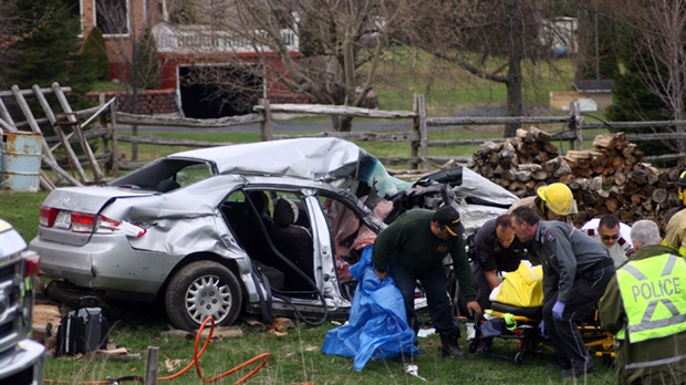 Un violent accident fait un mort à Saint-Honoré