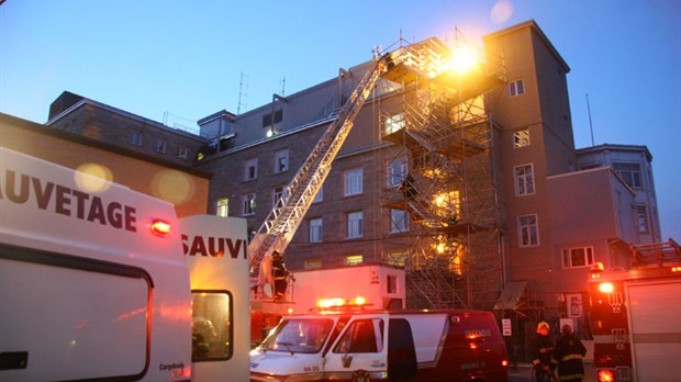 La fumée a causé bien des tracas à l'Hôpital de Saint-Georges