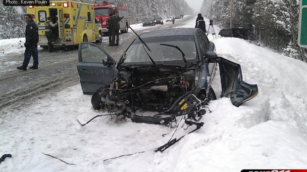 Un accident à Saint-Anges fait cinq blessés