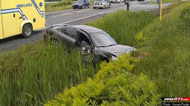 Une sortie de route à Notre-Dame-des-Pins a fait un blessé mineur