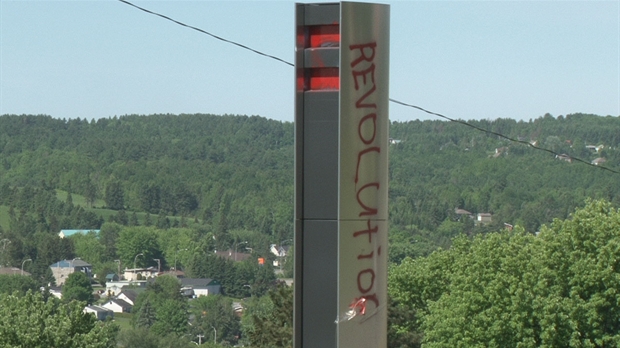 Un vandale s'en prend au photo radar à Saint-Georges