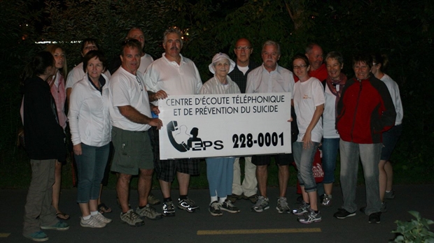 Baisse de participation à la 7e marche Roland Lapointe