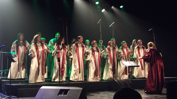 Le public beauceron se laisse entraîner par le rythme du Chœur Gospel Célébration