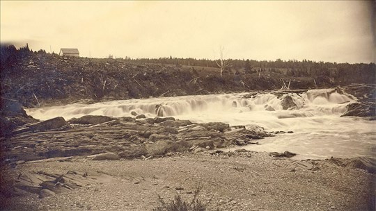 Le ruisseau Stafford près du grand sault de la Chaudière