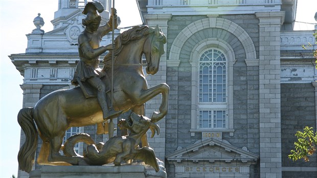 Un spectacle soulignera les 100 ans de la bénédiction de la statue de saint Georges