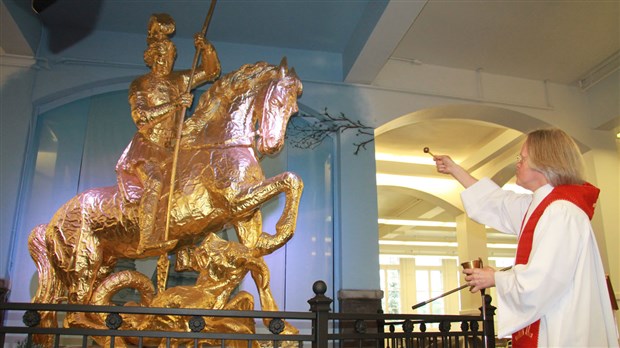 Le centenaire de la bénédiction de la statue de Jobin dignement souligné à Saint-Georges