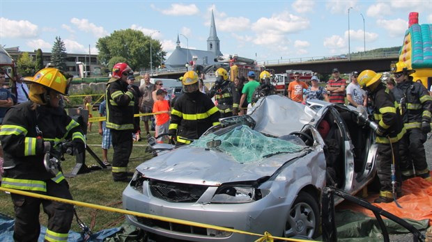 Ça chauffe à Beauceville pour la foire en sécurité