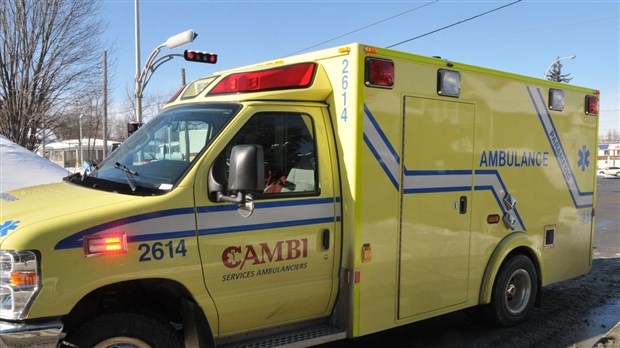 Deux personnes ont été blessées lors d'un accident de la route à Saint-Côme