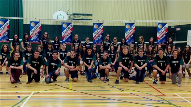 Un record pour l'équipe de volley-ball des Patriotes de la polyvalente Bélanger