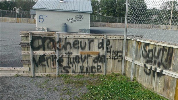 Des malfaiteurs vandalisent le parc Pomerleau et le quai du barrage Sartigan