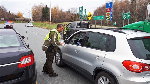 Une opération de sensibilisation tenue auprès des automobilistes à Ste-Marie