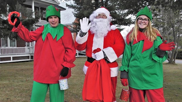 Normand DeLessard présente la tournée du père Noël à Notre-Dame-des-Pins