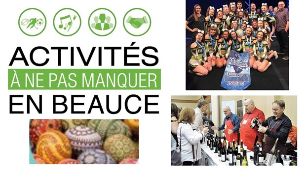 Quoi faire en Beauce les 30 et 31 mars