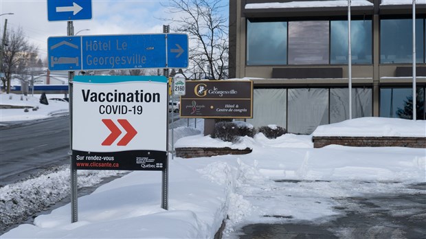 Visite du site de vaccination COVID-19 au Georgesville 