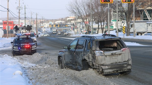 Deux accidents à Saint-Georges ce matin