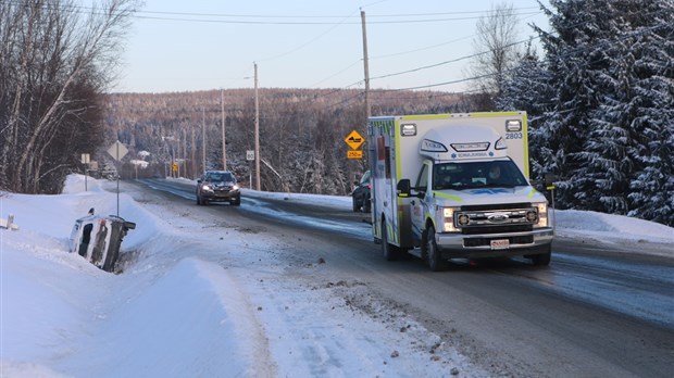 Quatre accidents en une heure en Beauce