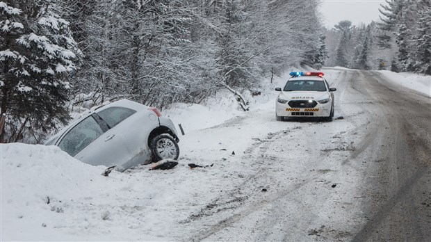 Un blessé léger dans une sortie de route ce matin