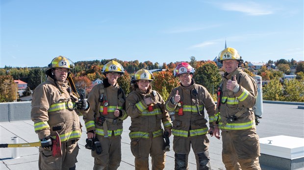 Entraînement spécial pour les pompiers de Sainte-Marguerite