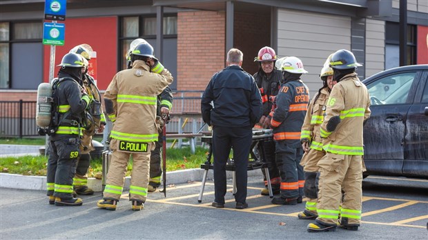 Intervention mineure des pompiers à la résidence L'Émeraude