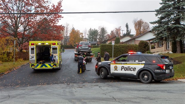 Accident léger à Saint-Georges