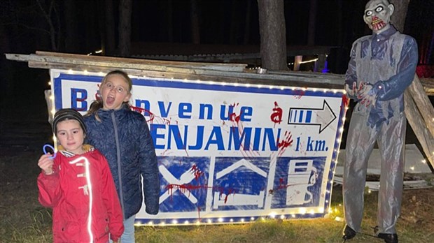 Plus de 400 visiteurs au tout premier «Sentier hanté» de Saint-Benjamin