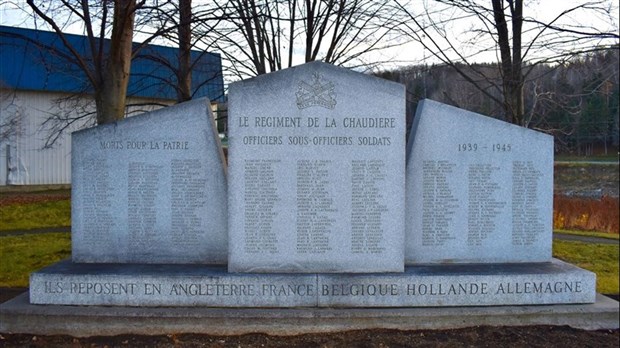 Cérémonie du jour du Souvenir le 6 novembre à Beauceville